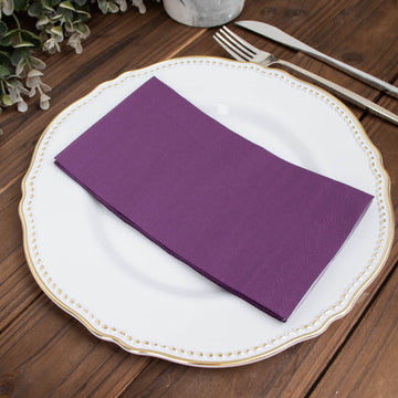 Add Elegance to Your Event with Soft Purple Dinner Party Paper Napkins