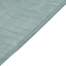 Wrinkle Resistant Slubby Textured Dusty Blue Linen 20 Inch x 20 Inch Cloth Dinner Napkins