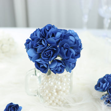 Enhance Your Event Decor with Navy Blue Craft Flowers
