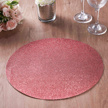 Add Sparkle to Your Table with Coral Sparkle Placemats