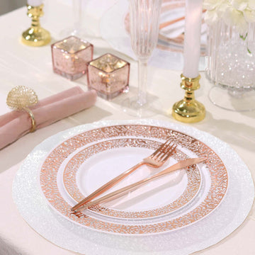 Elevate Your Table Decor with Non-Slip Glitter Table Mats
