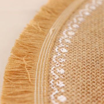 Create a Charming and Cozy Atmosphere with Rustic Round Natural Woven Table Mats