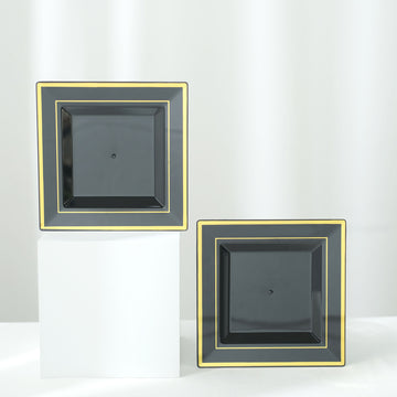 High-Quality and Cost-Effective Black Square Plastic Plates