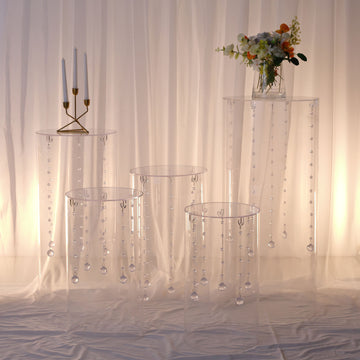 Create a Captivating Display with Clear Acrylic Pillar Display Prop Columns