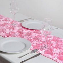 14 Inch x 108 Inch Stripes Pink Satin Table Runner
