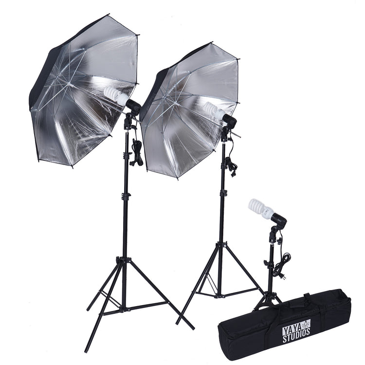 Professional Photography Video Studio Continuous Light Kit With Umbrellas 600 W
