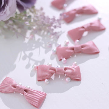 Elevate Your Designs with Mauve Grosgrain Ribbon Bows