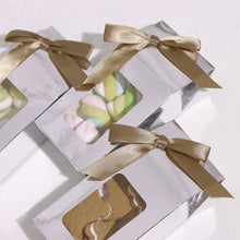 3 Inch Pre Tied Satin Ribbon Bows With Twist Ties In Taupe Color 50 Pack