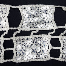 Sequin Stitch Crochet | 4" x 5 Yards | 1 Bolt | White | Rectangle Granny Square Afghan Pattern