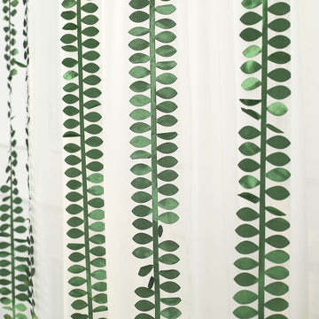 Green Leaf Petal Taffeta Ribbon Sash: Add Elegance to Your Event Decor