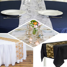 Extravagant Fashionista Style Lace Netting Table Runner 14 Inch x 108 Inch Champagne