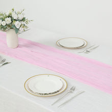 Pink Cheesecloth Table Runner 10 Feet