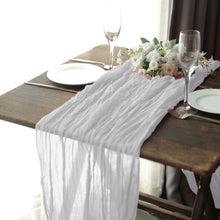 Silver Color Gauze Cheesecloth Table Runner 10 Feet