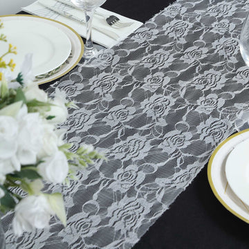 Add Elegance and Charm with the 12x108 Lace Table Runner