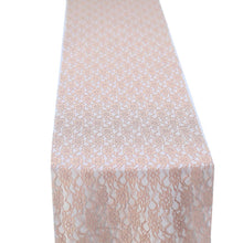 Floral Lace Dusty Rose Table Runner 12 Inch x 108 Inch