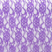 Floral Lace Table Runner 12 Inch x 108 Inch Purple#whtbkgd