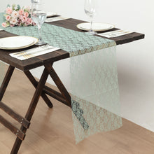 Sage Green Floral Table Runner 12 Inch By 180 Inch