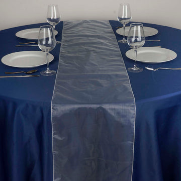 Elegant Ivory Sheer Organza Table Runners for Stunning Event Decor