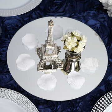 6 Pack Glass Mirror Table Centerpiece - Add Glamour to Your Event Decor