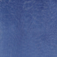 A close up of organza & chiffon chair sashes in blue plain textured fabric