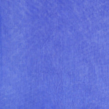 A close up of blue organza fabric texture