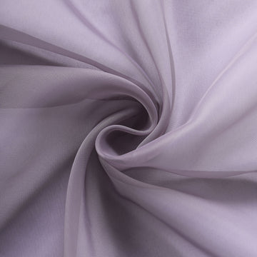 Versatile and Stylish: The Violet Amethyst Chiffon Table Runner