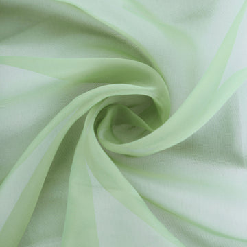 Add a Touch of Sophistication with the Sage Green Chiffon Table Runner
