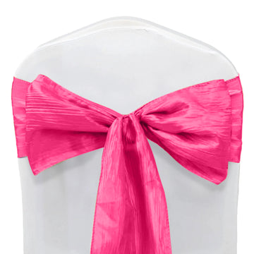 Transform Your Event with Taffeta Chair Sashes