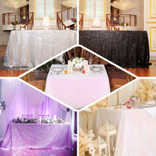 21FT White Iridescent Glitzy Sequin Table Skirts