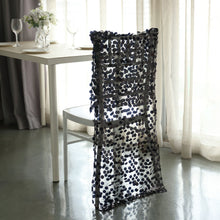 Black Big Payette Chiavari Chair Slipcover