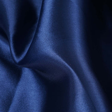Make a Statement with Navy Blue Satin Fabric Bolt