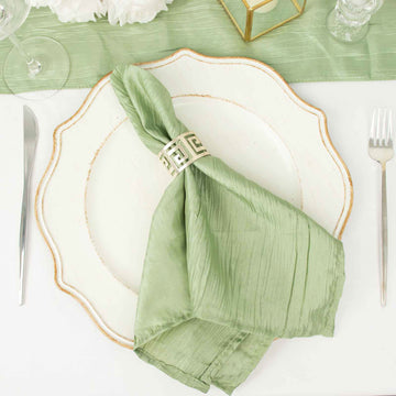 Elevate Your Tablescapes with Sage Green Dinner Napkins