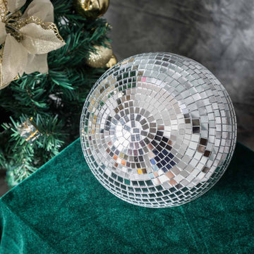 Add Sparkle to Your Party with the Silver Foam Disco Mirror Ball