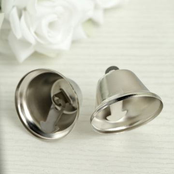 Add Whimsical Charm to Your Decor with Silver Kissing Bells