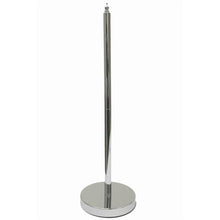 Silver Stainless Steel Chandelier Lamp Stand Poles And Base Set Of 3#whtbkgd