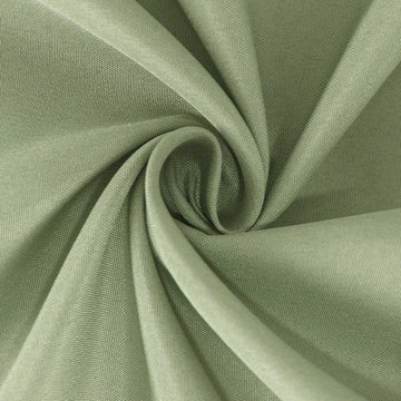 Unleash Your Creativity with the Dusty Sage Green Seamless Polyester Round Tablecloth 108