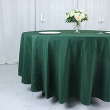 108 Inch Hunter Emerald Green Polyester Round Tablecloth