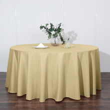 120 Inch Round Tablecloth Champagne Color