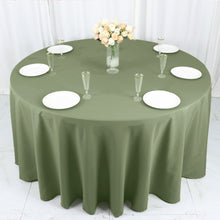 Eucalyptus Sage Green 120 Inch Round Tablecloth Polyester