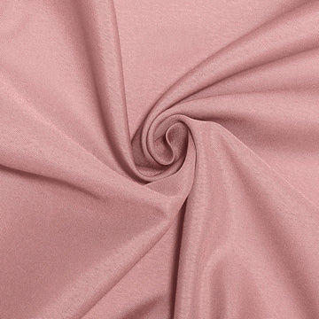 Unleash Your Creativity with the Dusty Rose Seamless Polyester Round Tablecloth 132