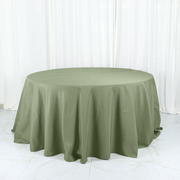 Experience Elegance with a Dusty Sage Green Tablecloth