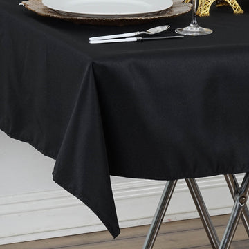 Elevate Your Table Decor with Black Elegance