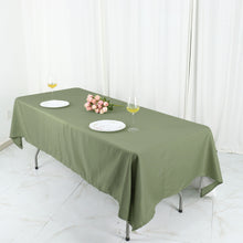 60X102 Inch Eucalyptus Sage Green Rectangular Table Cover
