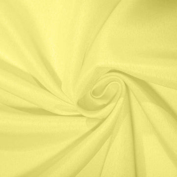Enhance Your Dining Experience with the Yellow Seamless Polyester Rectangular Tablecloth