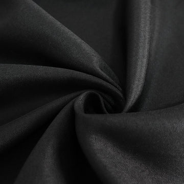 Durable and Stylish Black Tablecloth