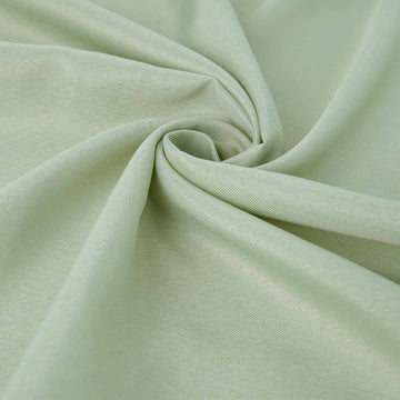 Experience Elegance with the Sage Green Seamless Polyester Rectangular Tablecloth
