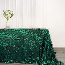 Big Payette 90 Inch By 132 Inch Hunter Emerald Green Rectangle Tablecloth