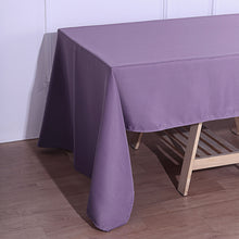 Violet Amethyst Polyester Tablecloth 72 Inch x 120 Inch Rectangle