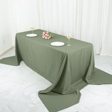 Rectangular Tablecloth 90x156 Inch Eucalyptus Sage Green Polyester