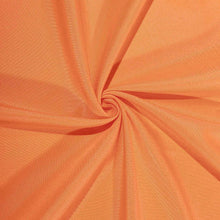 Round 90 Inch Orange Tablecloth Polyester#whtbkgd